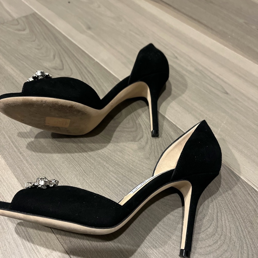 PRICE DROP!! 
Jimmy Choo Black Heels with Crystal Embellishments - Picture 7 of 8